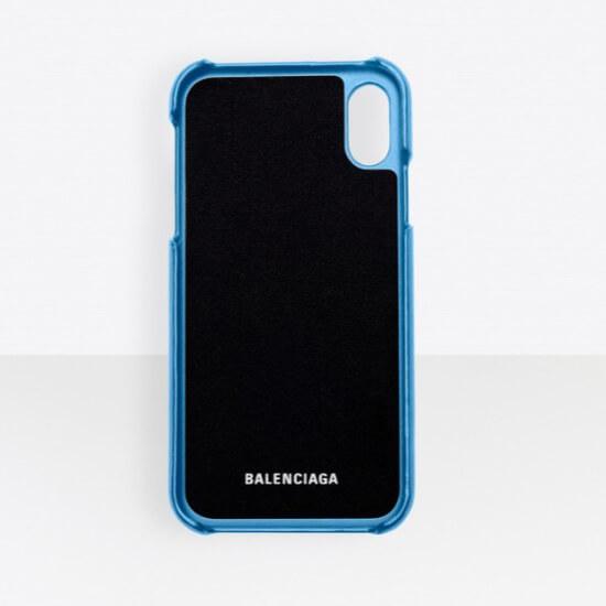 バレンシアガコピー【BALENCIAGA】IPHONE X ケース スマホケース ブルー201116B4